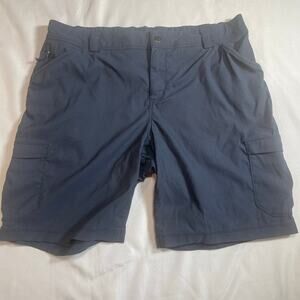 Duluth Womans Cargo Shorts -Size 16 Blue